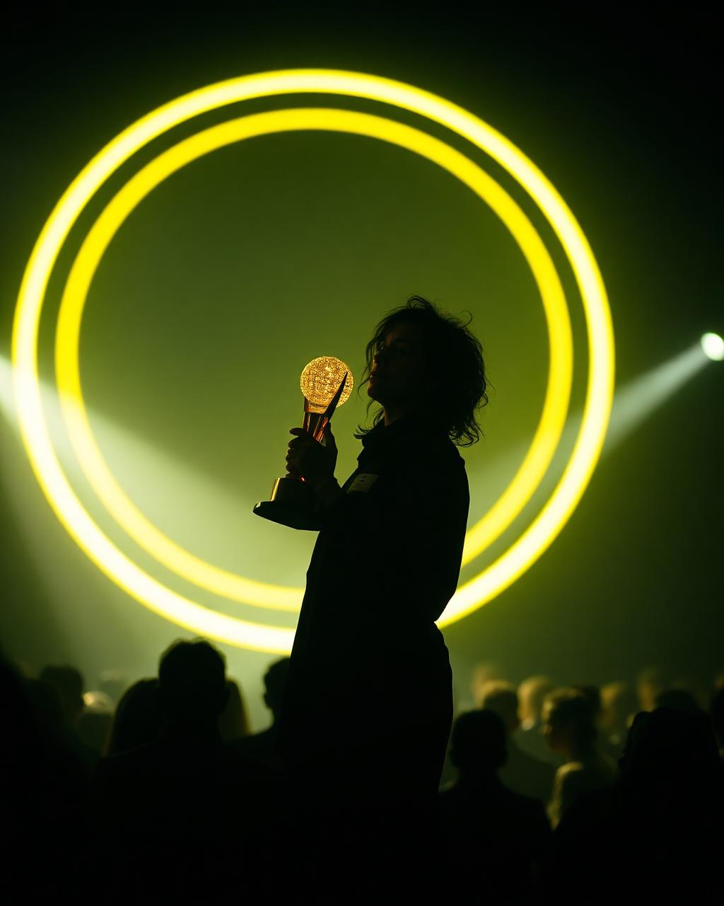 FanDaMental Creator Awards winner on stage